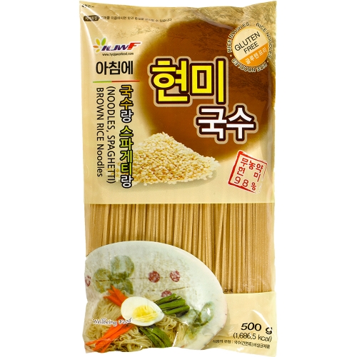 100% 국내산 무농약 현미국수 500g