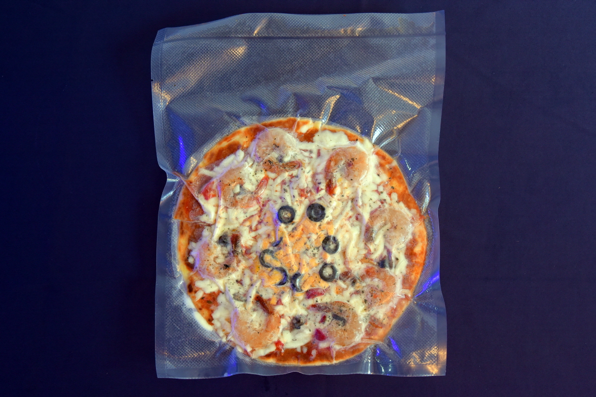 [치팅파티]키토 저당 쉬림프 피자 수제피자 살덜찌는 음식 420g 2~3인분 밀키트