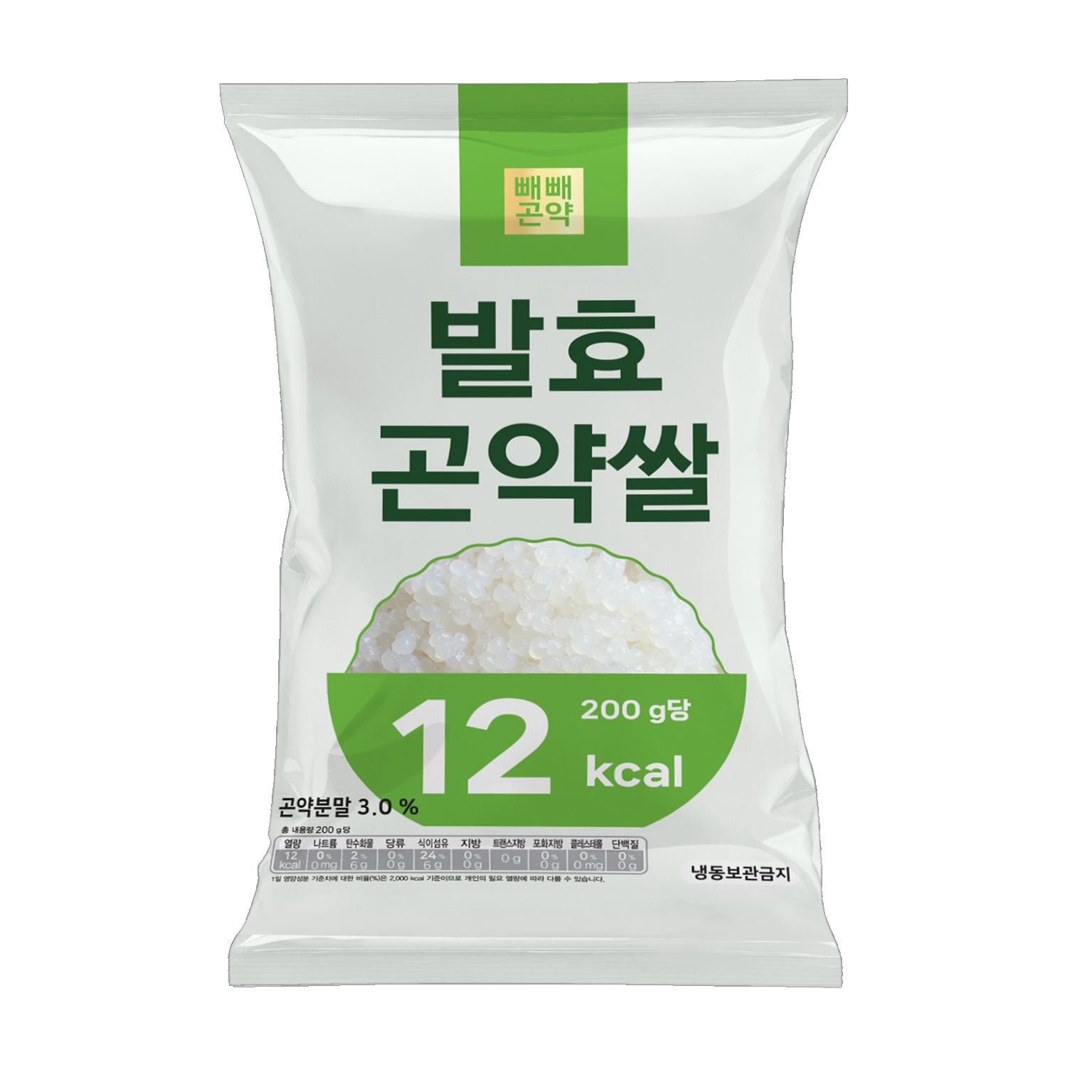 빼빼곤약 발효곤약쌀 200g 20팩