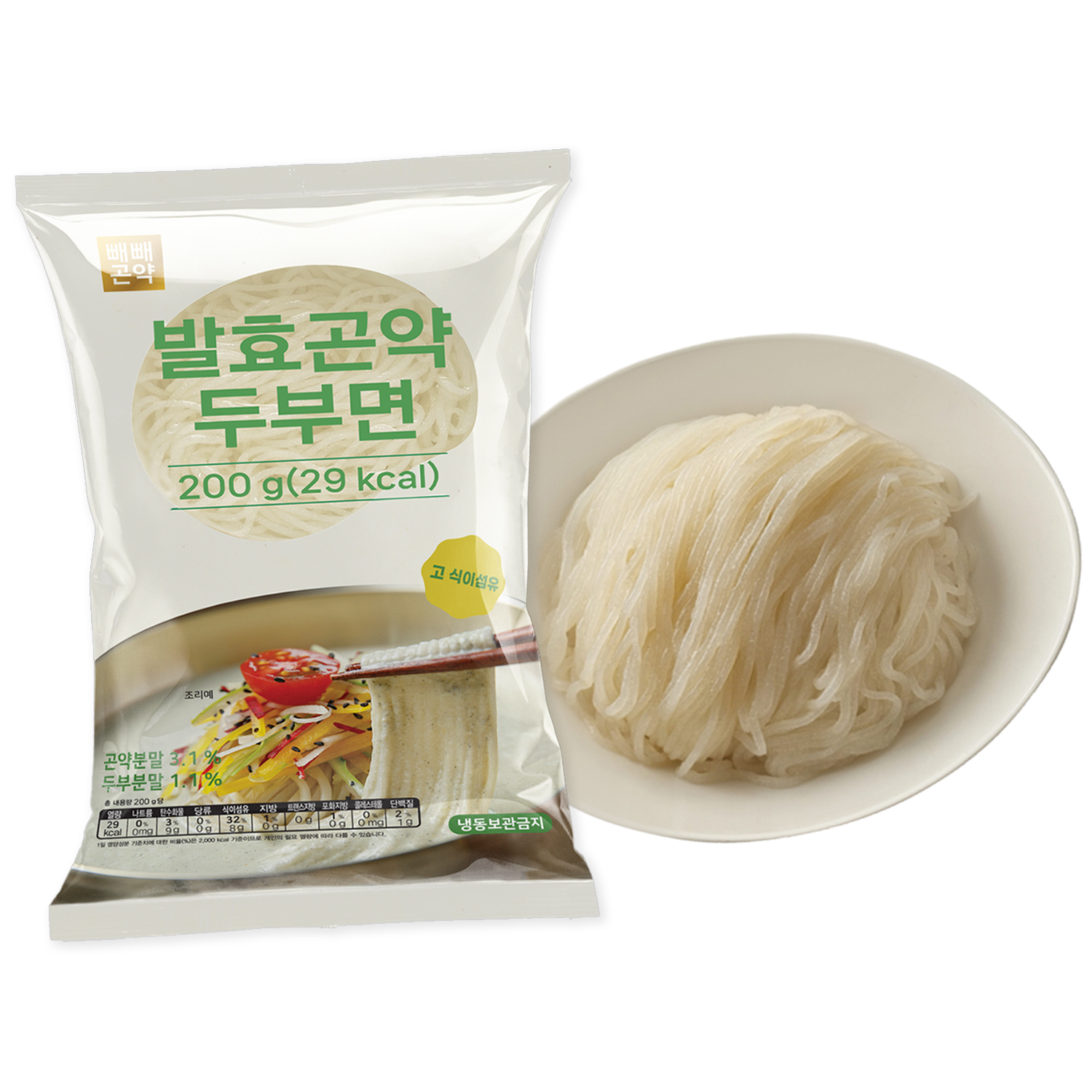 발효곤약 두부면 20팩